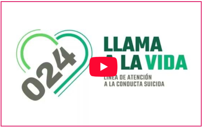 Llama a la vida- Linea Atención Conducta Suicidio